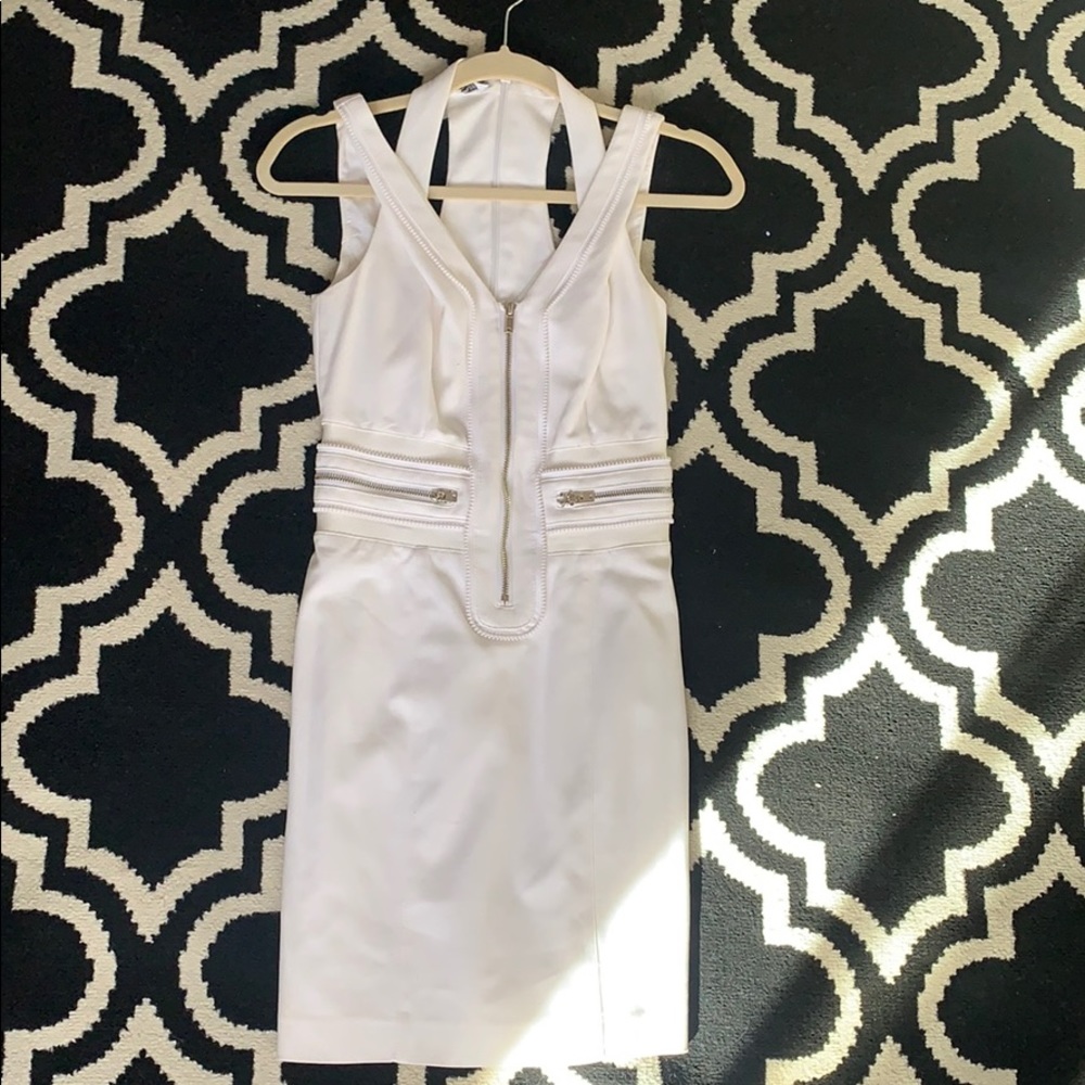 White cocktail dress